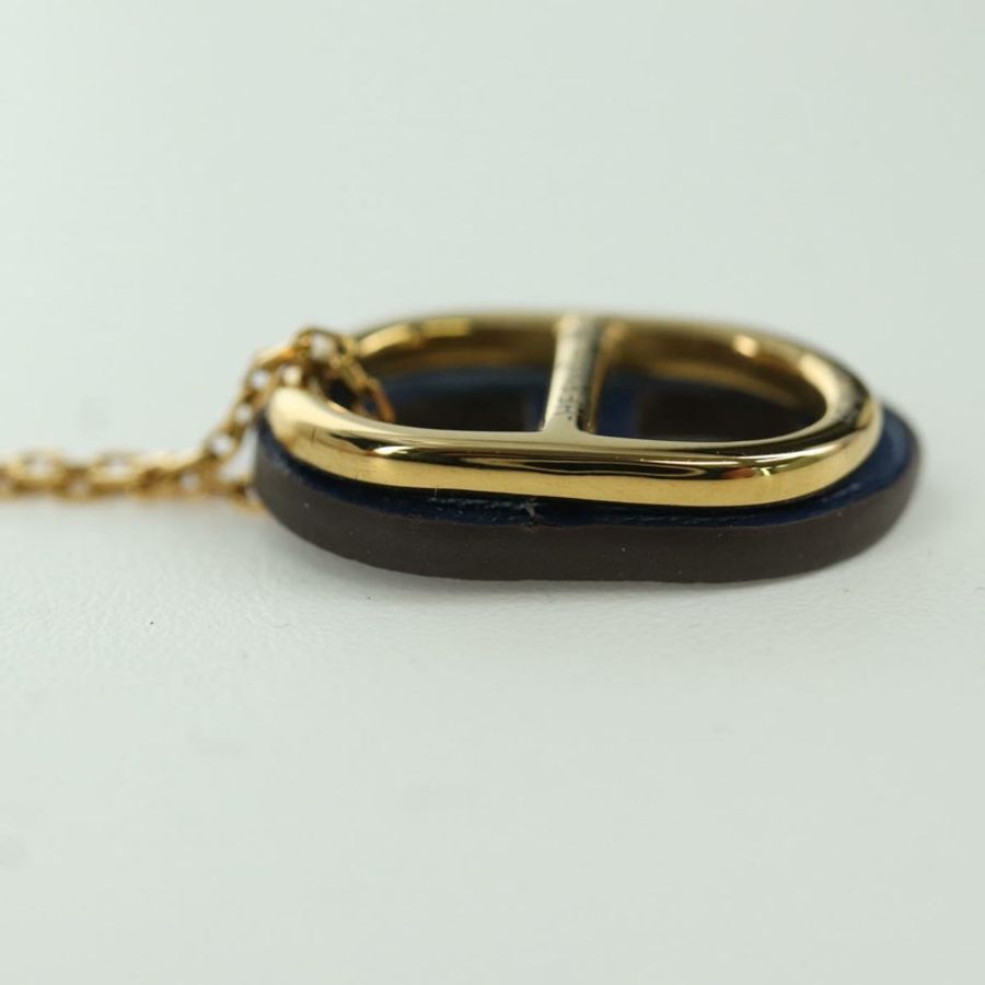 【日本直送】HERMES Au Maiyon Chaine d'Ancre 項鍊金屬金色正品 LNZ841M-13