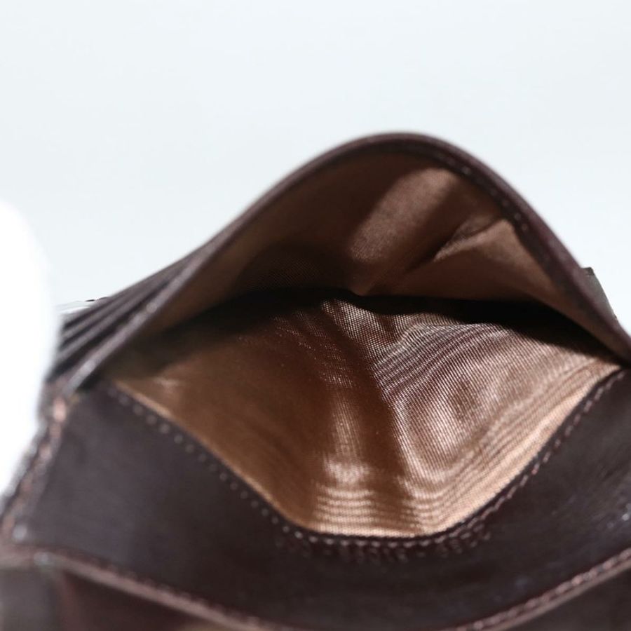 【日本直送】FENDI Zucca 帆布皮夾黑棕色正品 ki6616V-19