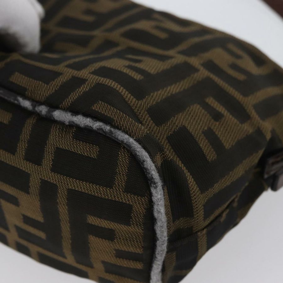 【日本直送】FENDI Zucca帆布單肩包 棕色/黑色 正品 YKZ748-15