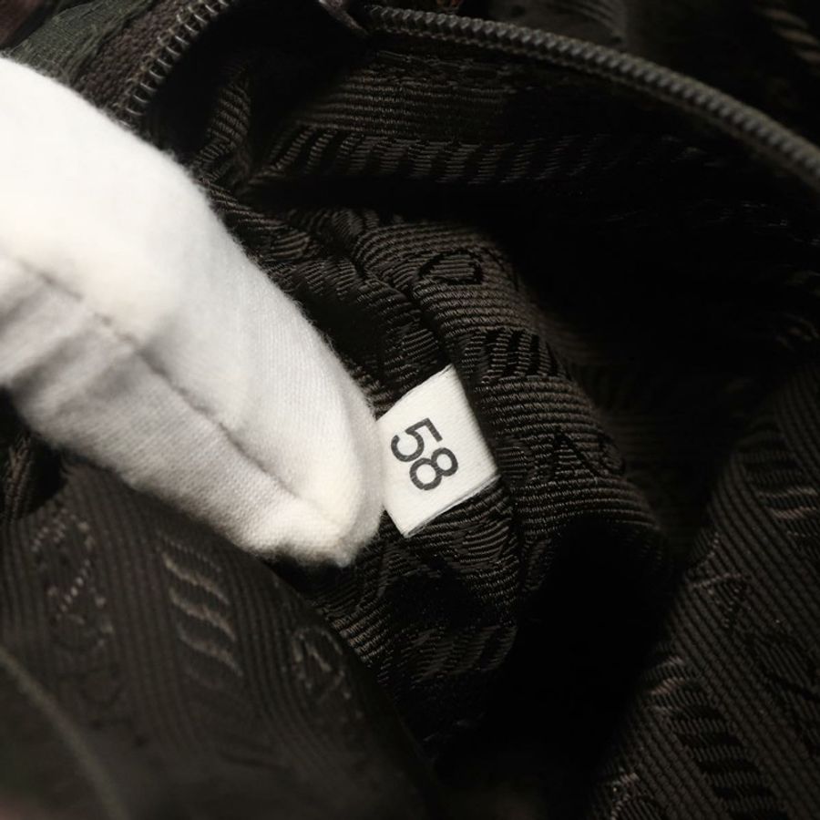【日本直送】PRADA 手袋 棉質 米色 銀色 BN0701 正品 SW2266A-10