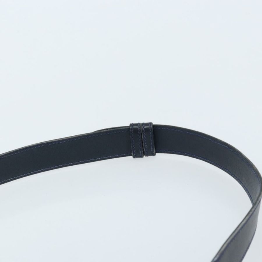 【日本直送】GUCCI Sherry Line 肩背包 皮革 海軍藍 金色 正品 BAZ198A-7