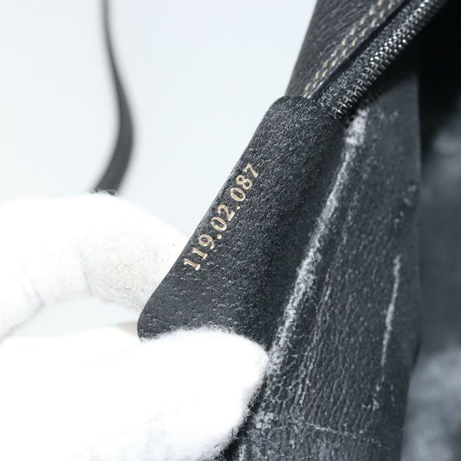 【日本直送】GUCCI GG Supreme Web Sherry Line 手提包 PVC 黑色金色 119 02 087 正品 YKZ950-11