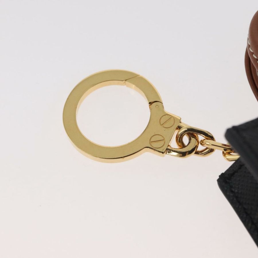 【日本直送】CELINE Triomphe 帆布 Micro Vertical Cabas Charm PVC 棕色金色正品 YKZ1019M-7