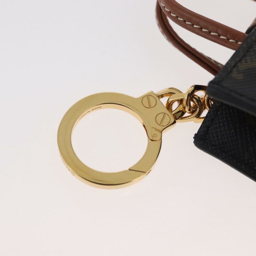 【日本直送】CELINE Triomphe 帆布 Micro Vertical Cabas Charm PVC 棕色金色正品 YKZ1019M-8