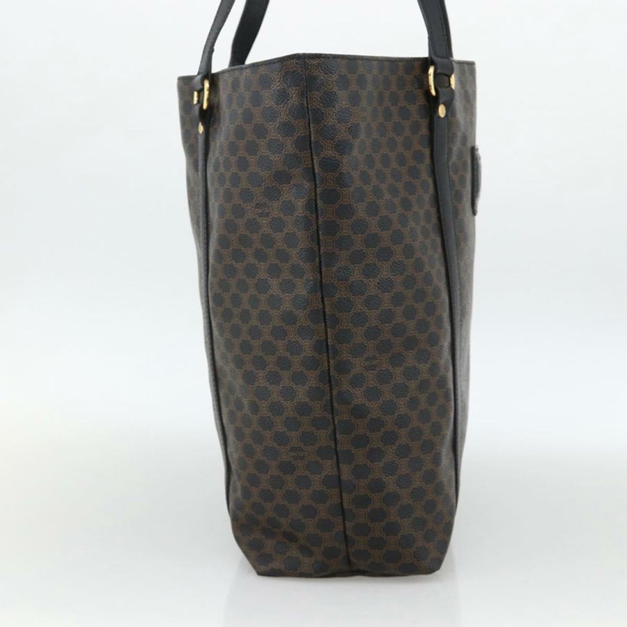 【日本直送】CELINE Macadam帆布托特包 PVC皮革 黑色金色 正品 YKZ828A-2