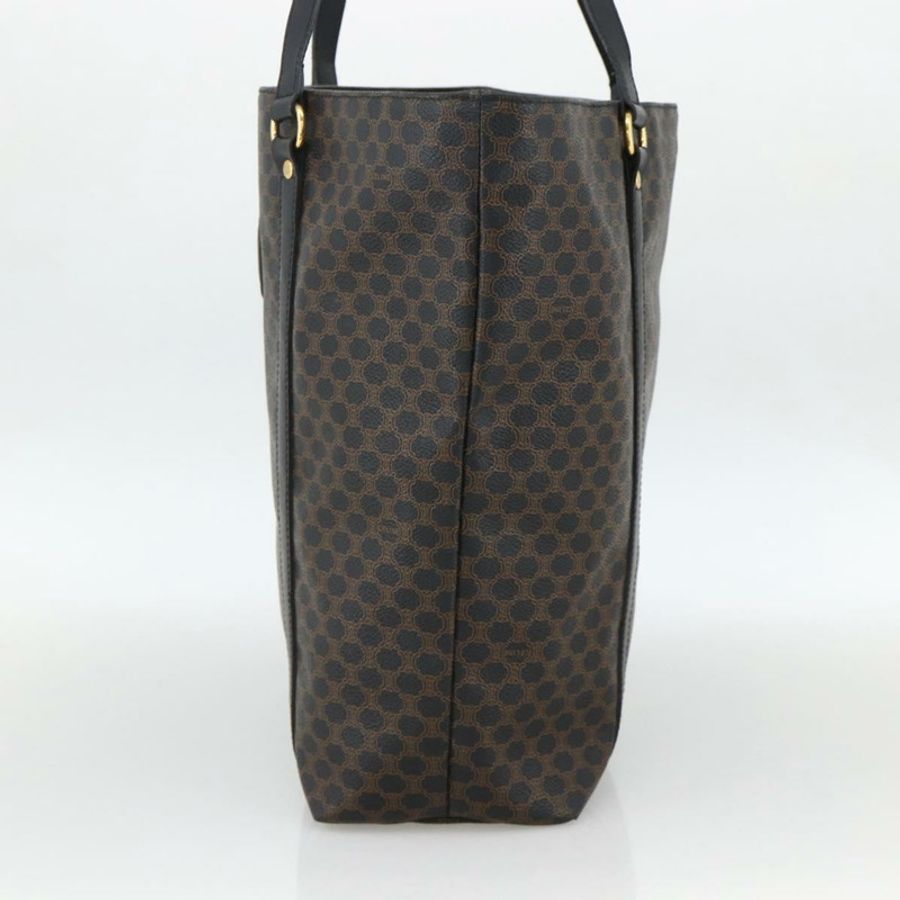 【日本直送】CELINE Macadam帆布托特包 PVC皮革 黑色金色 正品 YKZ828A-3