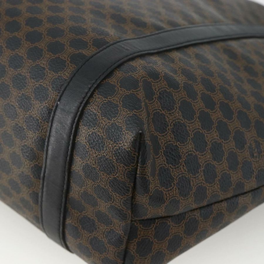 【日本直送】CELINE Macadam帆布托特包 PVC皮革 黑色金色 正品 YKZ828A-14