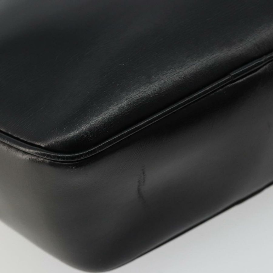 【日本直送】CELINE 圓背包 皮革 黑色 金色 正品 YKZ1524A-16