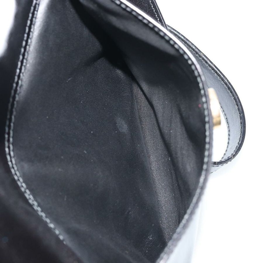 【日本直送】CELINE 圓背包 皮革 黑色 金色 正品 YKZ1524A-21