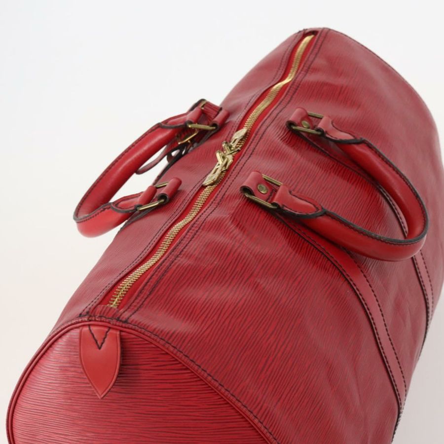 【日本直送】路易威登 Epi Keepall 45 波士頓包 紅色 M42977 LV 正品 YKZ1535A-5