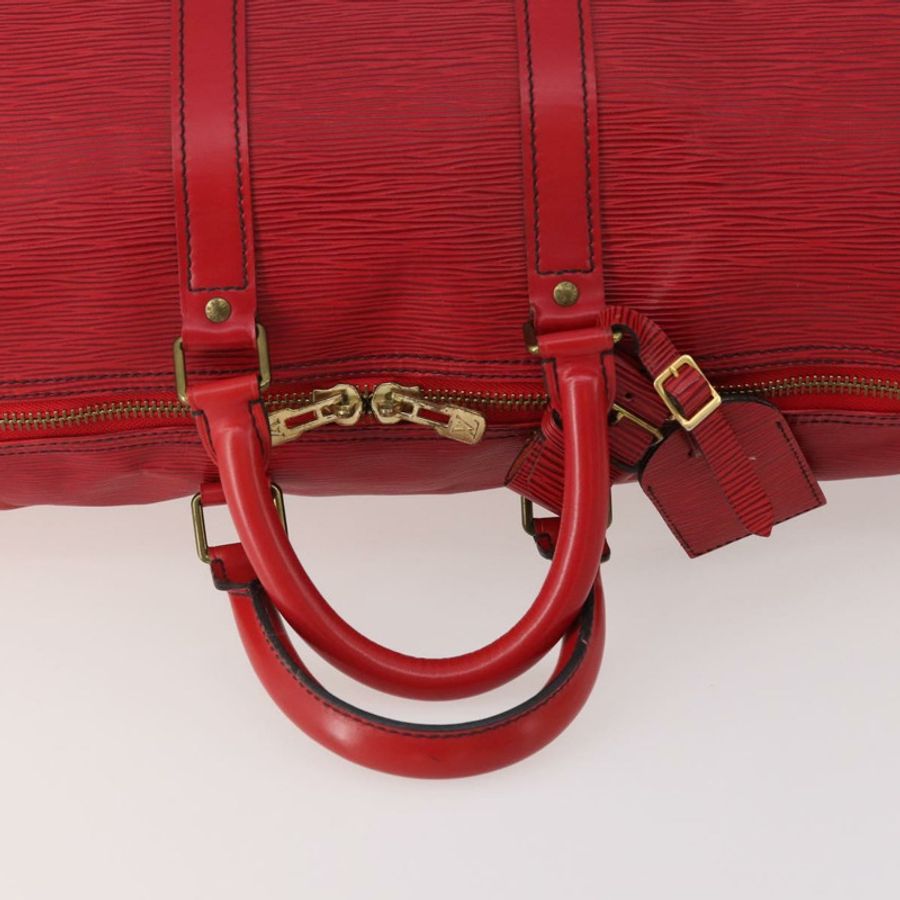 【日本直送】路易威登 Epi Keepall 45 波士頓包 紅色 M42977 LV 正品 YKZ1535A-6