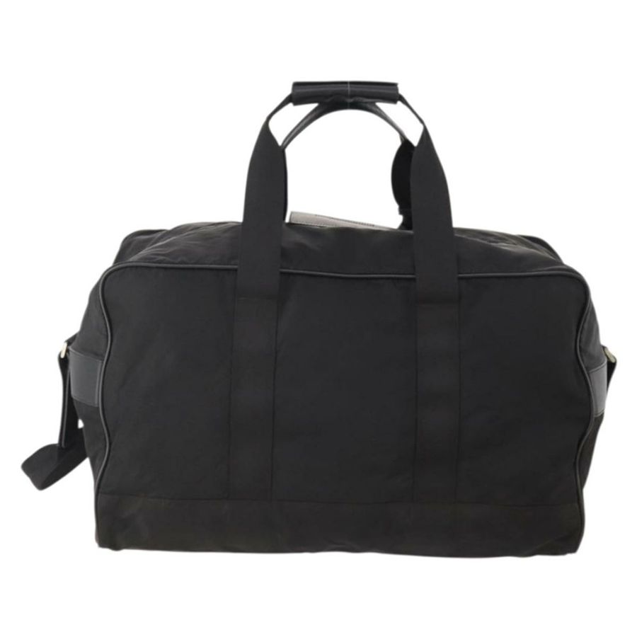 【日本直送】PRADA 波士頓包 尼龍 黑色 銀色 正品 yk20263A-1