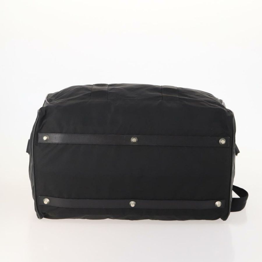 【日本直送】PRADA 波士頓包 尼龍 黑色 銀色 正品 yk20263A-4