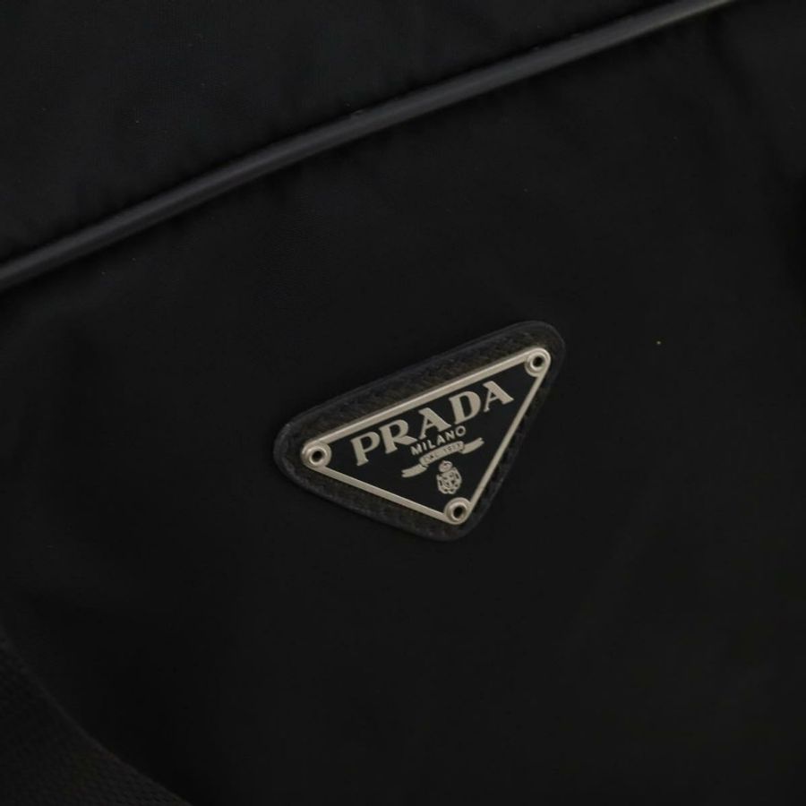 【日本直送】PRADA 波士頓包 尼龍 黑色 銀色 正品 yk20263A-19