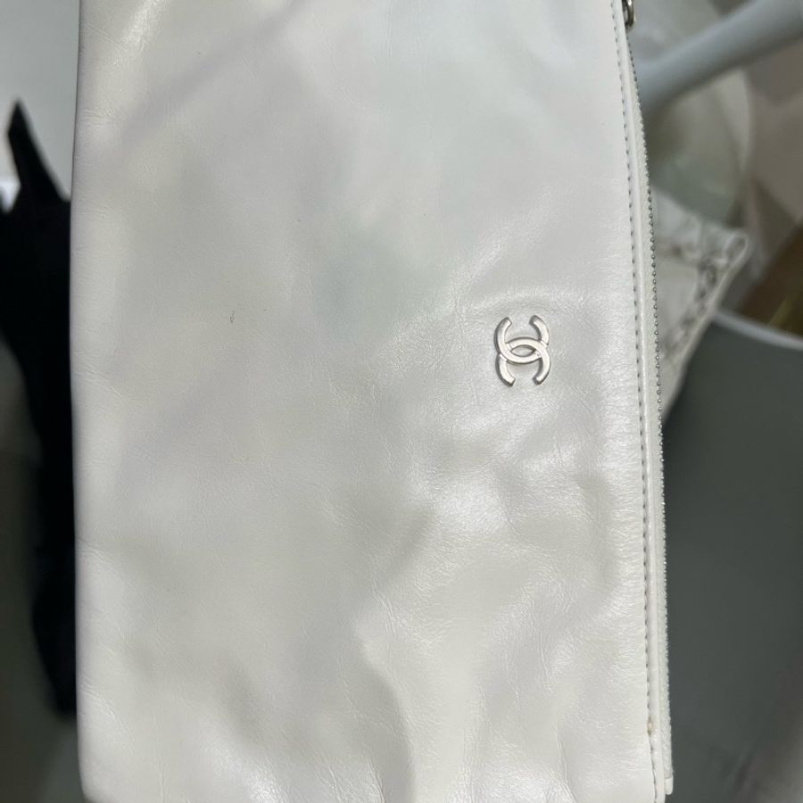 全新全配🤍✨#香奈兒 #23c白銀22bag中號 #有購證 #晶片版 #絕版清冷白銀22bag-4