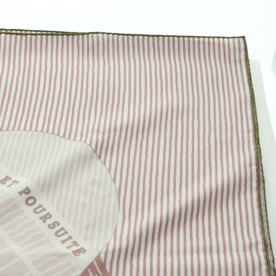 【日本直送】HERMES Carre 140 圍巾「SOITE ET POURSUITE」絲綢粉紅正品 hk3779V-8