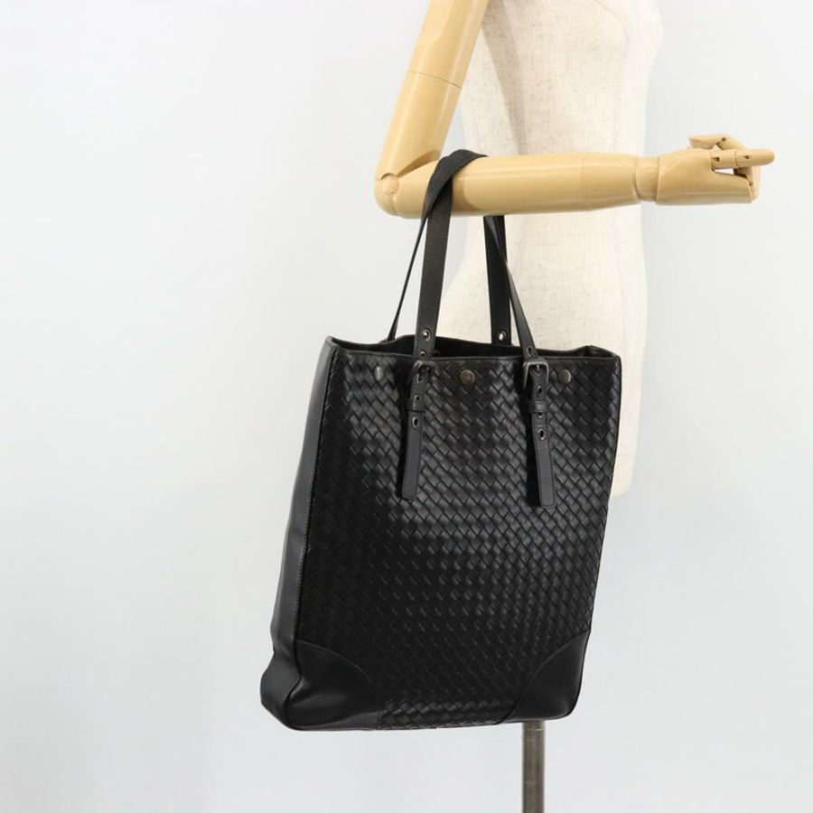 【日本直送】BOTTEGA VENETA INTRECCIATO 手提包皮革黑色 269779 正品 mr2488-22