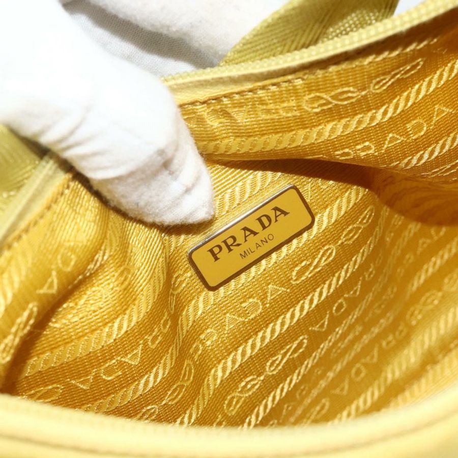【日本直送】PRADA 尼龍黃色手提包 正品 ka4300A-18
