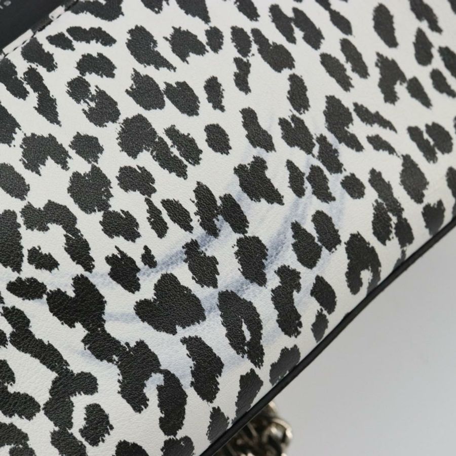 【日本直送】SAINT LAURENT Duffle Toy 手提包 皮革 2way 黑色 銀色 Auth bs35119-9