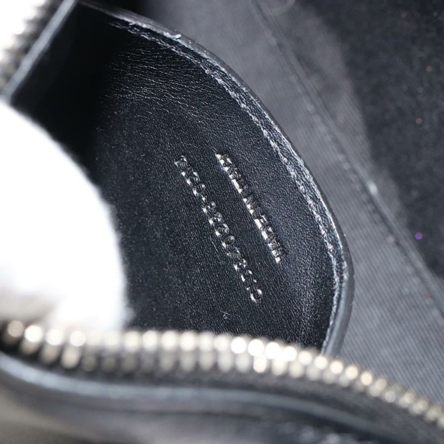 【日本直送】SAINT LAURENT Duffle Toy 手提包 皮革 2way 黑色 銀色 Auth bs35119-11
