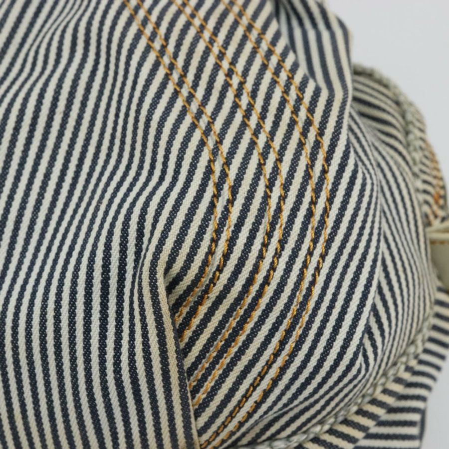 【日本直送】FENDI Spy 手提包 帆布 海軍藍 金色 正品 bs35147A-8
