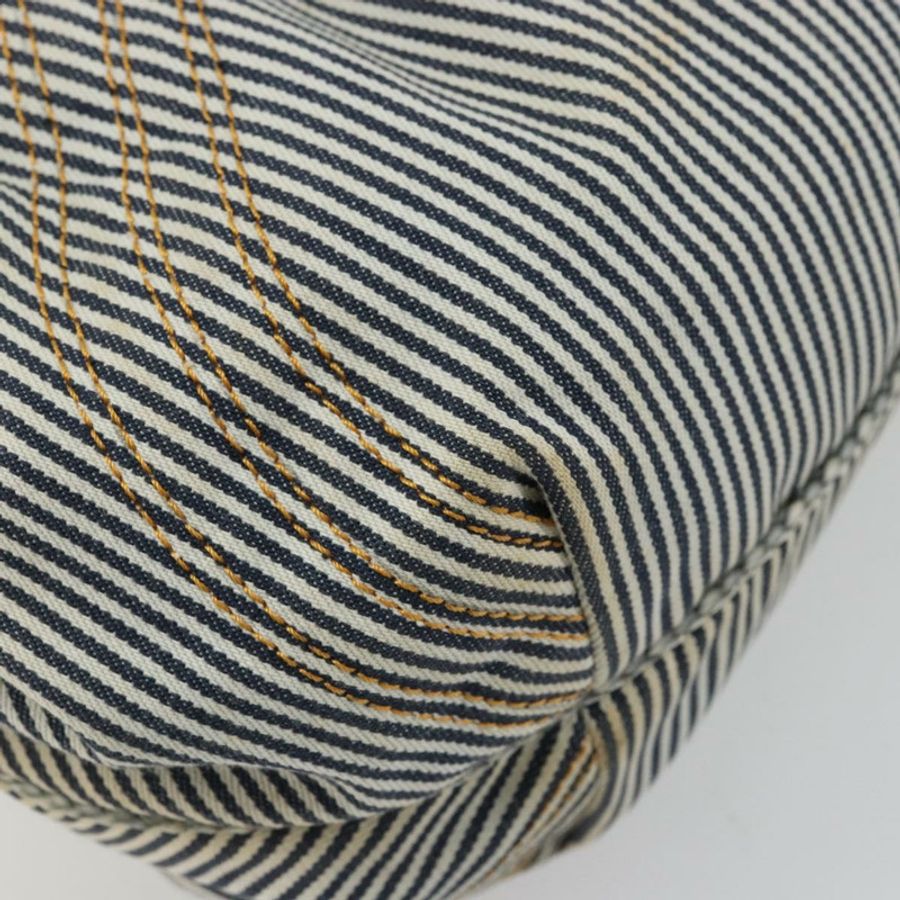 【日本直送】FENDI Spy 手提包 帆布 海軍藍 金色 正品 bs35147A-15