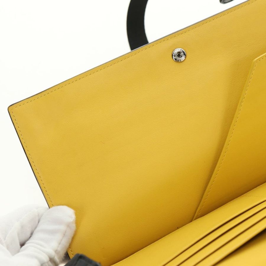 【日本直送】FENDI Bugs Monster 單肩包 皮革 黑色 銀色 正品 ka4417M-23