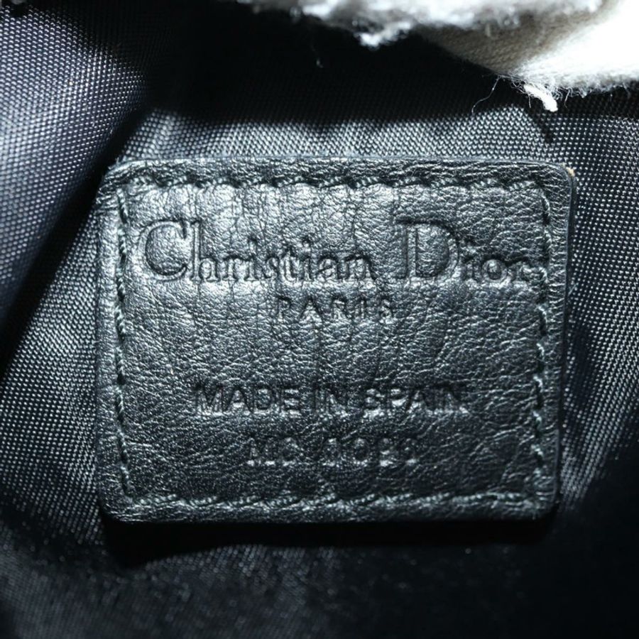 【日本直送】Christian Dior Trotter帆布斜背包 黑色銀色 正品 yk20371SAV-11