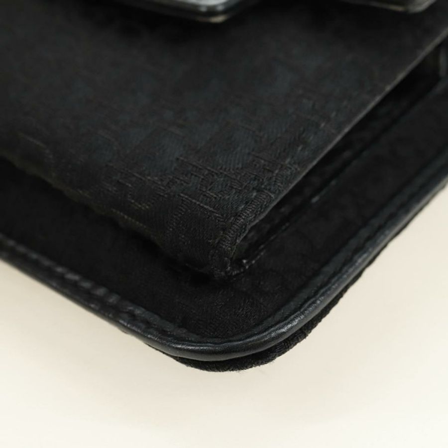 【日本直送】Christian Dior Trotter帆布斜背包 黑色銀色 正品 yk20371SAV-14