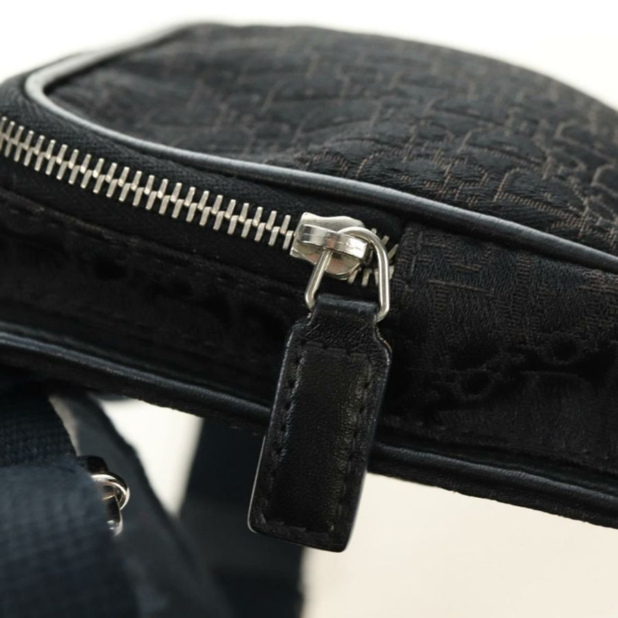 【日本直送】Christian Dior Trotter帆布斜背包 黑色銀色 正品 yk20371SAV-20