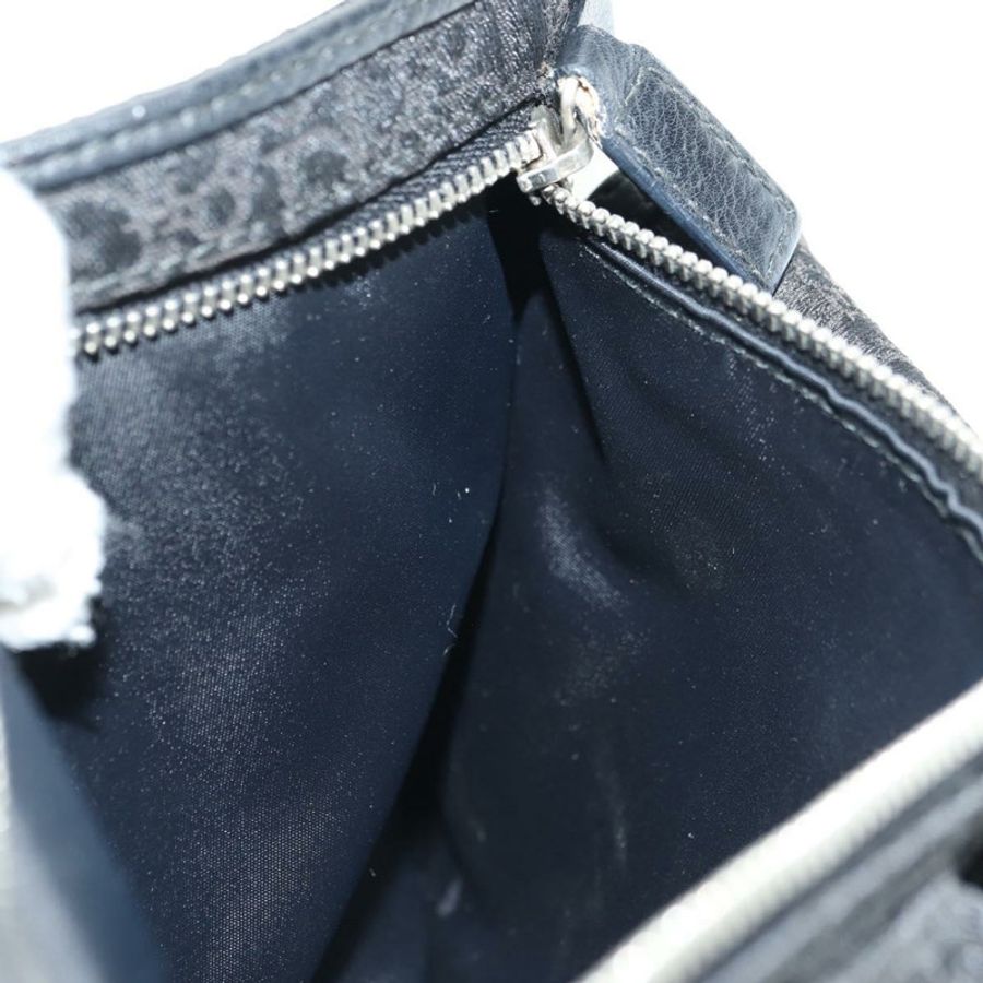 【日本直送】Christian Dior Trotter帆布斜背包 黑色銀色 正品 yk20371SAV-23