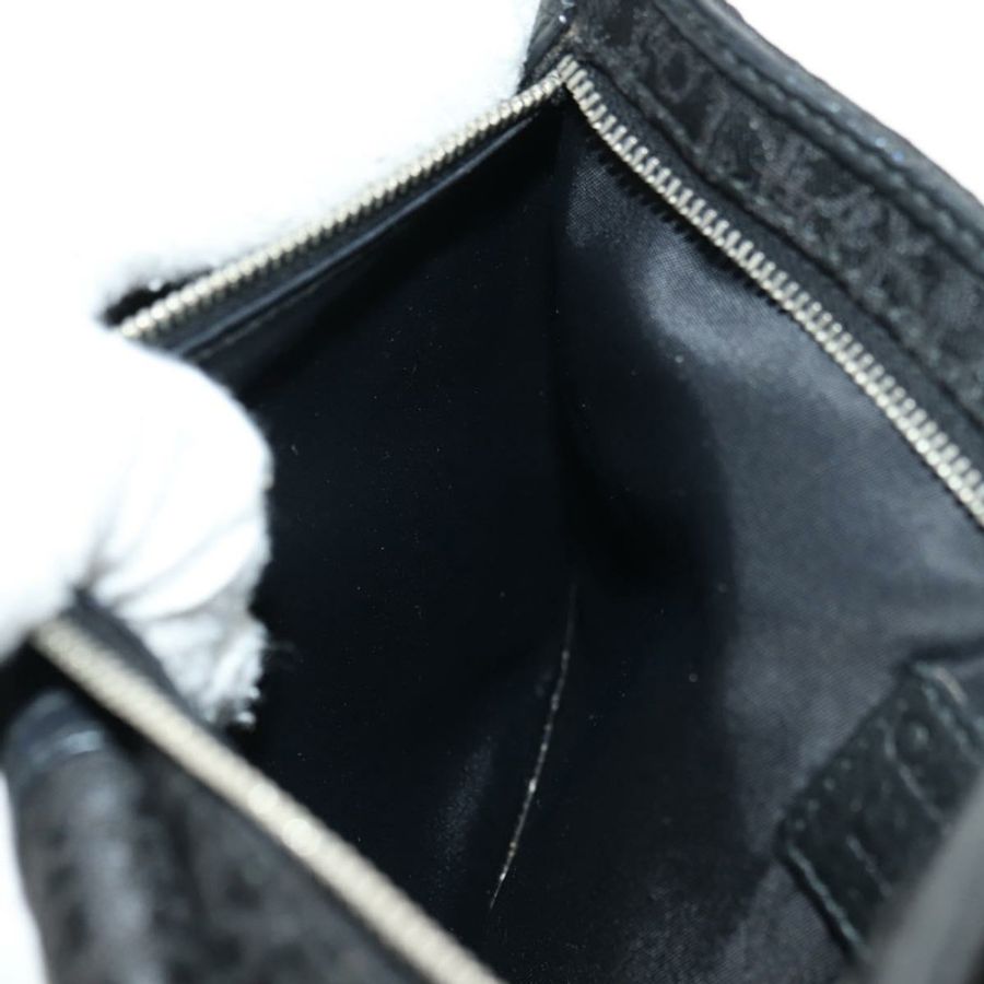 【日本直送】Christian Dior Trotter帆布斜背包 黑色銀色 正品 yk20371SAV-24