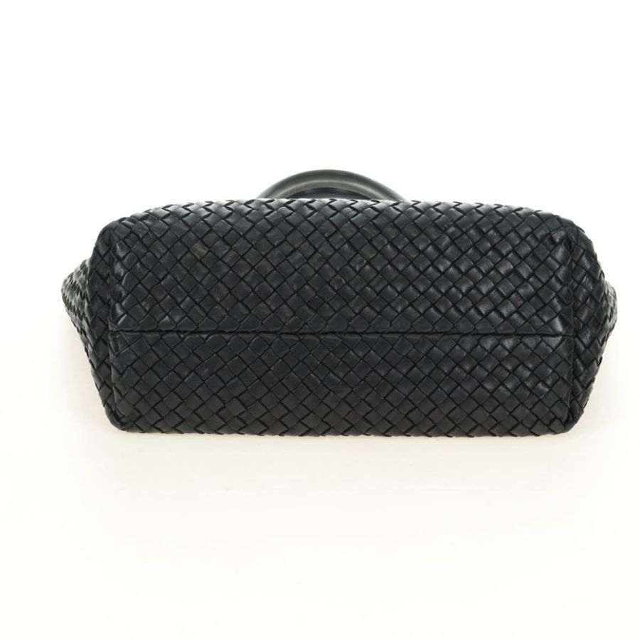 【日本直送】BOTTEGA VENETA INTRECCIATO Cabas PM 手袋,黑色皮革,貨號 141498,正品 yk20364SAV-4
