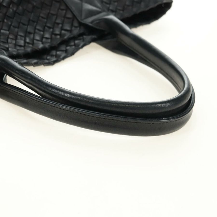 【日本直送】BOTTEGA VENETA INTRECCIATO Cabas PM 手袋,黑色皮革,貨號 141498,正品 yk20364SAV-6