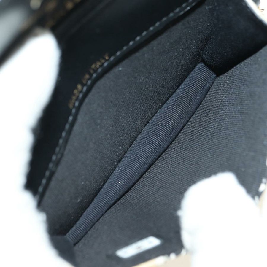 【日本直送】香奈兒 (CHANEL) 絎縫鏈條肩包 尼龍 米色 金色 CC 標誌 Auth bs35360SAM-9