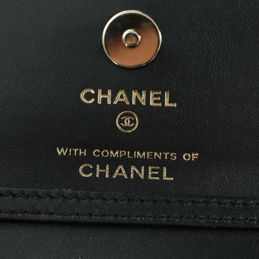 【日本直送】香奈兒 (CHANEL) 絎縫鏈條肩包 尼龍 米色 金色 CC 標誌 Auth bs35360SAM-18