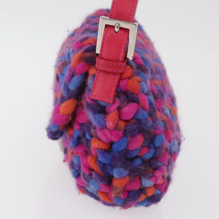 【日本直送】FENDI Mamma Baguette 單肩包 羊毛 多色 正品 yk20424SM-2
