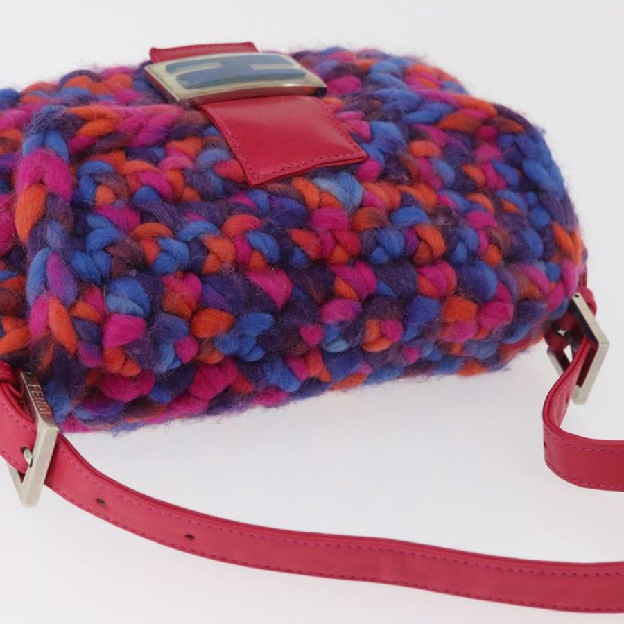 【日本直送】FENDI Mamma Baguette 單肩包 羊毛 多色 正品 yk20424SM-5