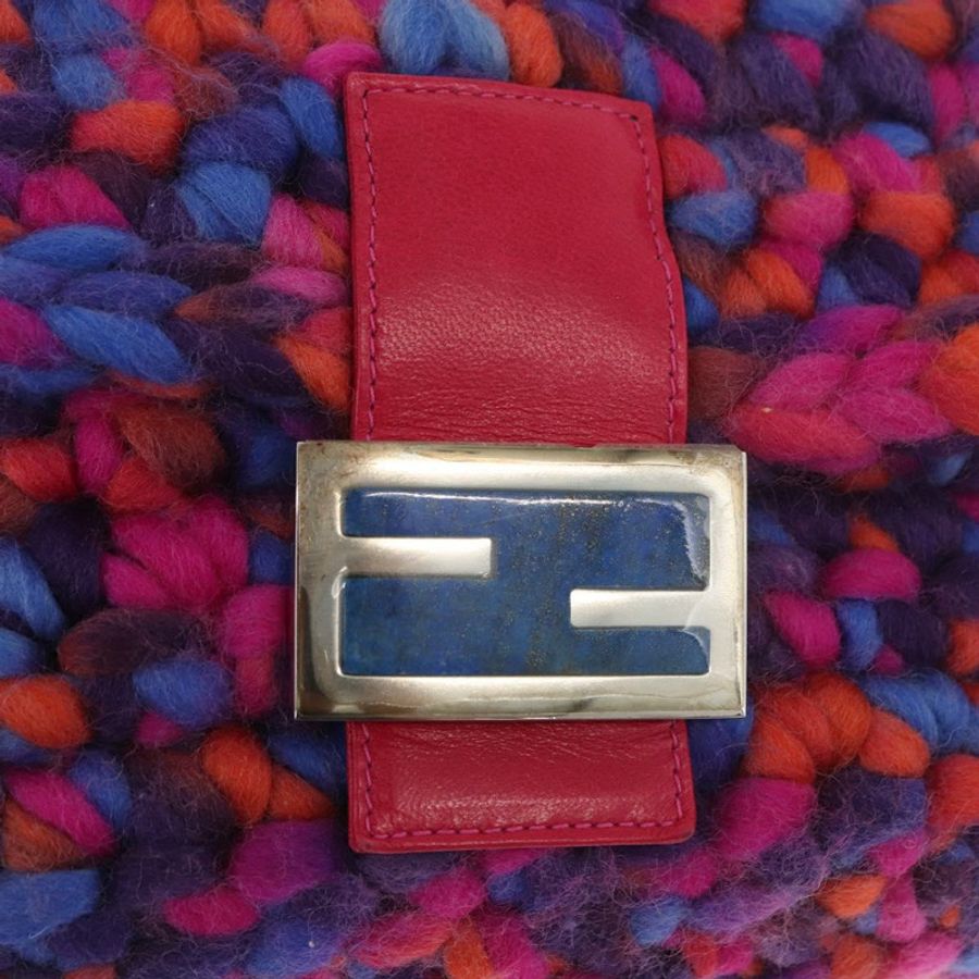 【日本直送】FENDI Mamma Baguette 單肩包 羊毛 多色 正品 yk20424SM-19