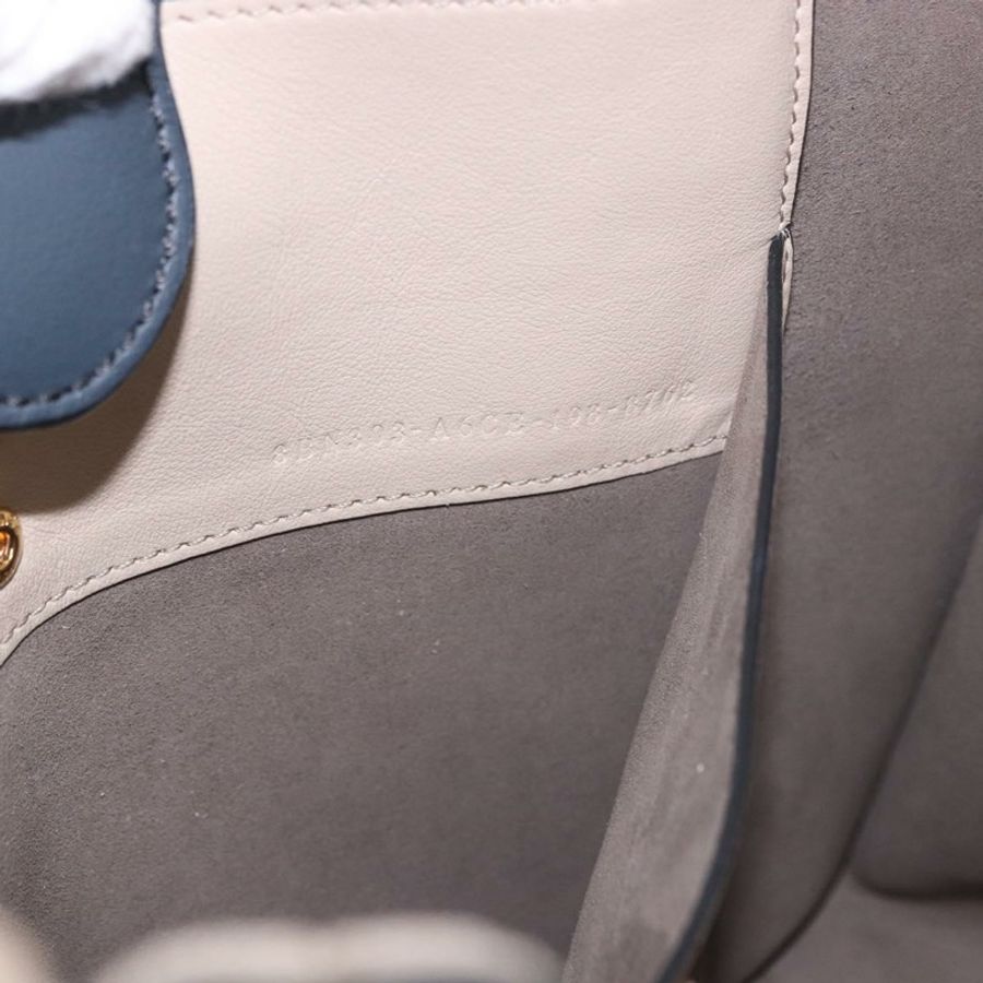 【日本直送】FENDI 翻蓋手提包 皮革 三用 海軍藍 金色 正品 bs35380A-10