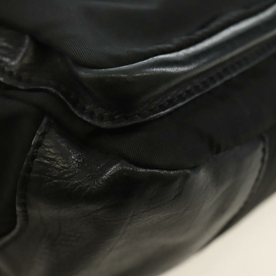 【日本直送】PRADA 單肩包 尼龍 黑色 銀色 正品 yk20454SAV-14