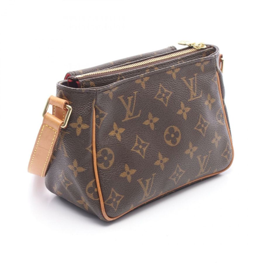 路易威登 Vivacite PM 單肩斜背包 M51165 Monogram 帆布 二手 LV-1
