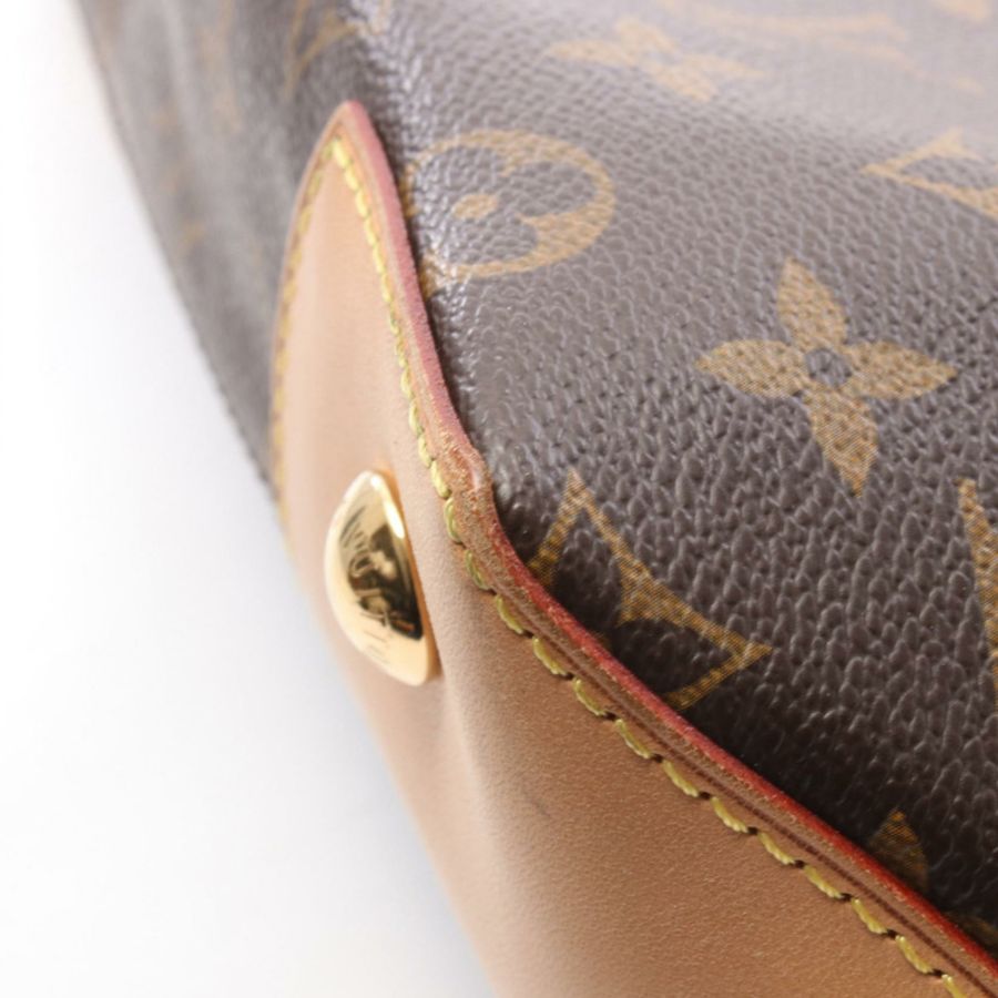 路易威登 Wilsher PM 手提包 M45643 Monogram 帆布皮革棕色二手-8