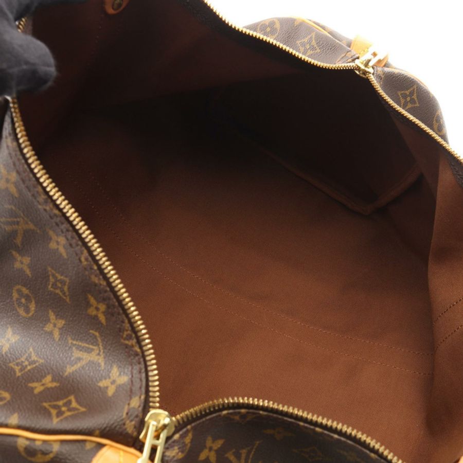 路易威登 Keepall50 旅行包 M41426 Monogram 帆布皮革棕色二手 LV-2