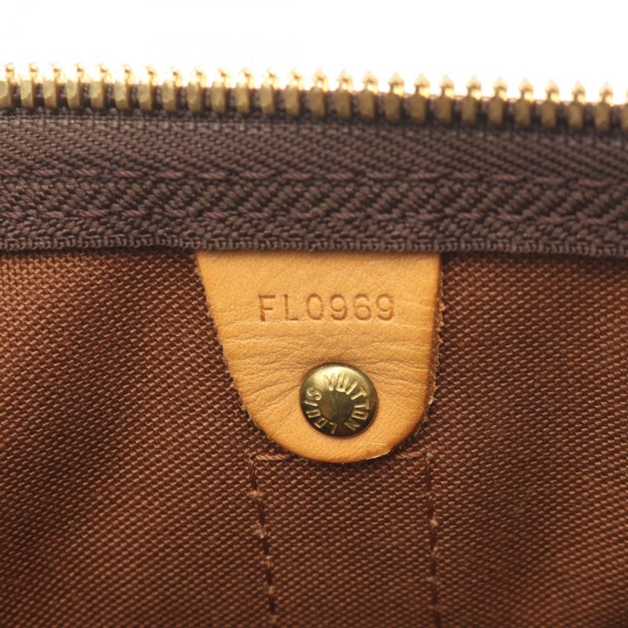 路易威登 Keepall50 旅行包 M41426 Monogram 帆布皮革棕色二手 LV-4