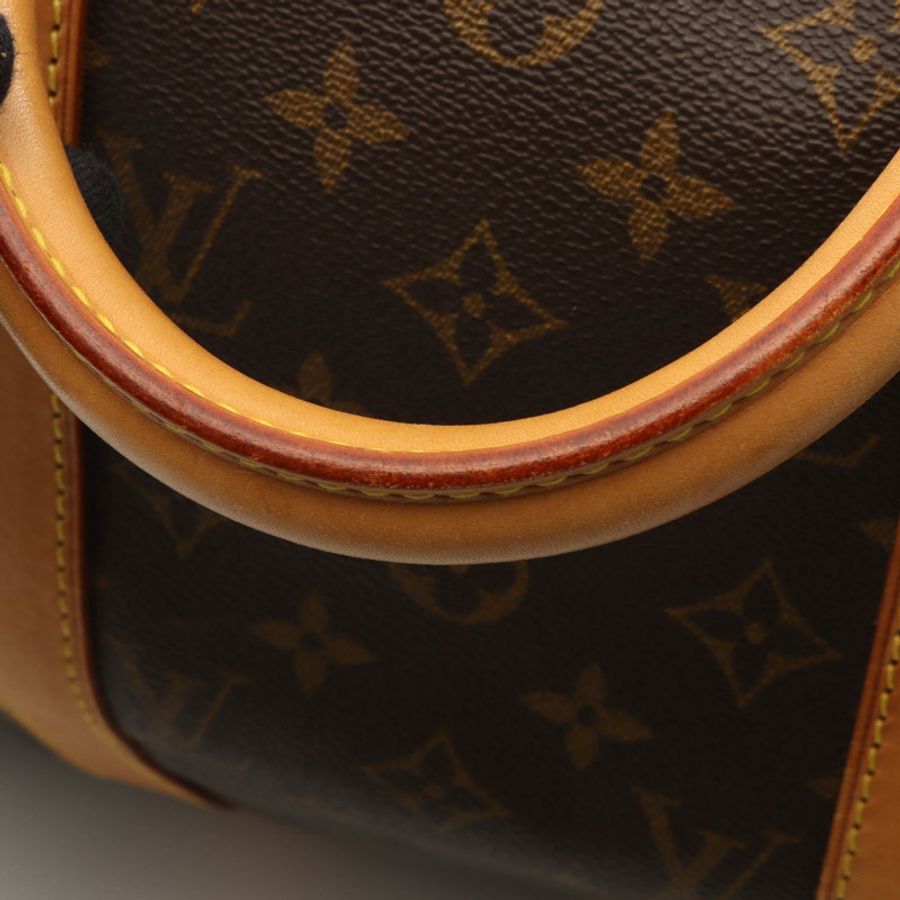 路易威登 Keepall50 旅行包 M41426 Monogram 帆布皮革棕色二手 LV-10