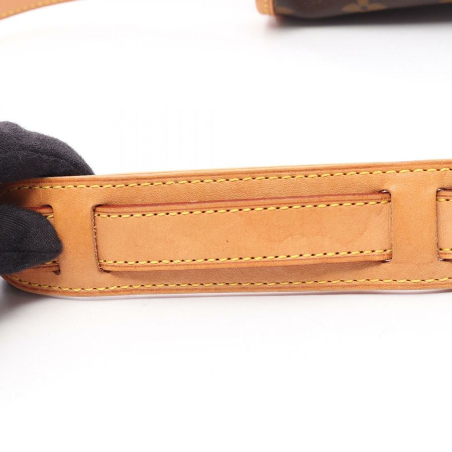 路易威登 Saumur 30 肩背包 M42256 Monogram 帆布皮革棕色 LV-9