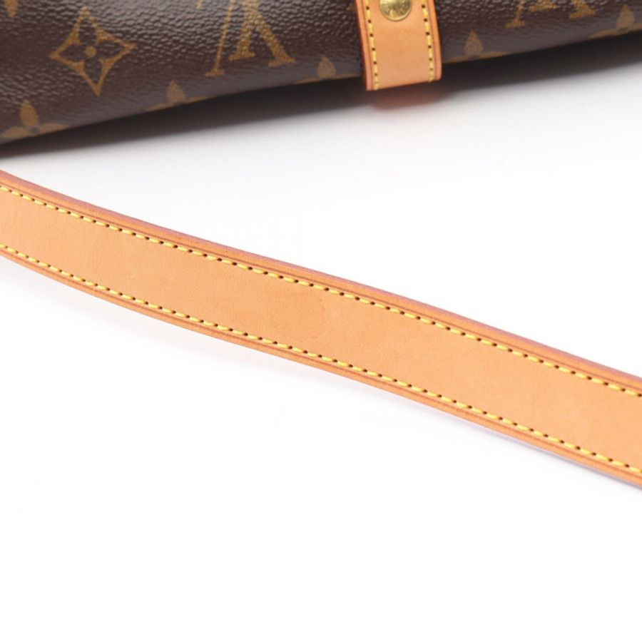 路易威登 Saumur 30 肩背包 M42256 Monogram 帆布皮革棕色 LV-11
