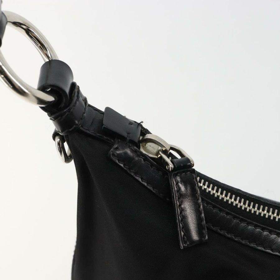 【日本直送】PRADA 單肩包 尼龍 黑色 銀色 正品 yk20451SAM-8