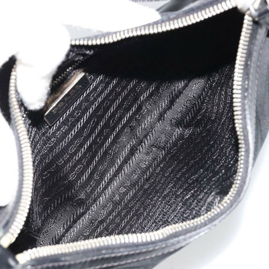 【日本直送】PRADA 單肩包 尼龍 黑色 銀色 正品 yk20451SAM-9